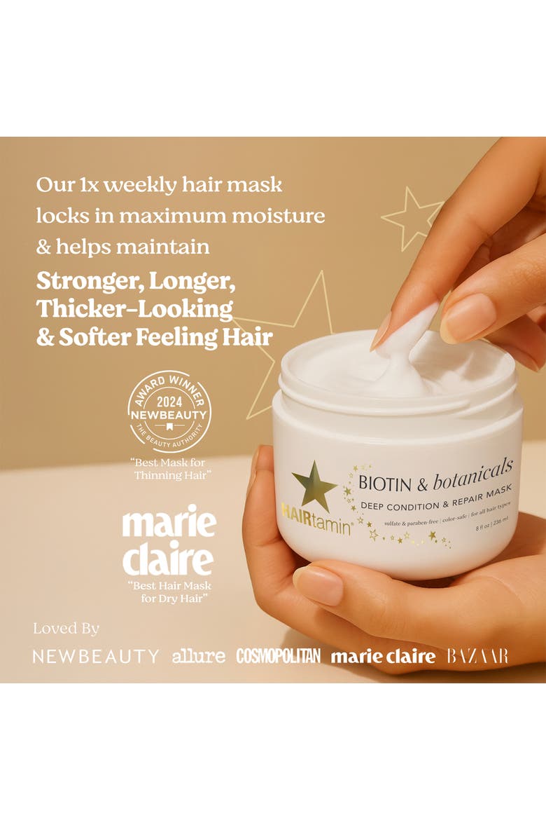Biotin & Botanical Hair Mask, Alternate, color, None