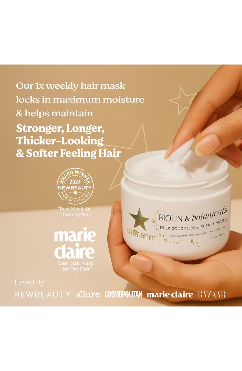 HAIRTAMIN Biotin & Botanical Hair Mask, Alternate, color, NO COLOR