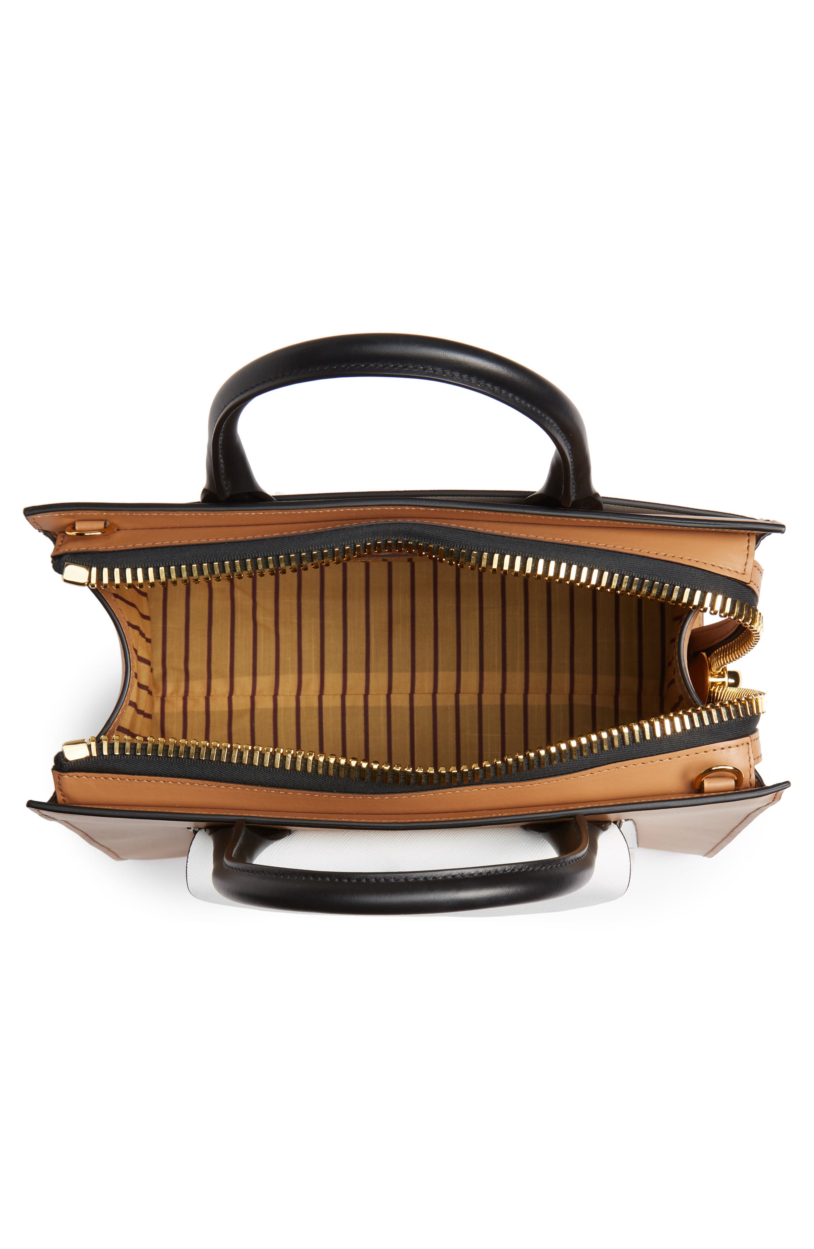 Marni Medium Law Colorblock Top Handle Satchel, Alternate, color, 