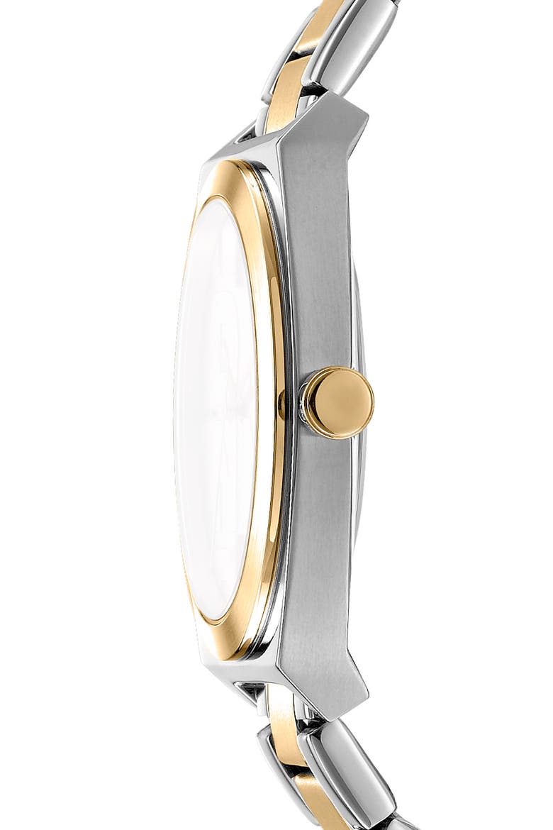 Two Tone Quartz Bracelet Watch, 38mm, Alternate, color, TWO TONE SILVER AND GOLD