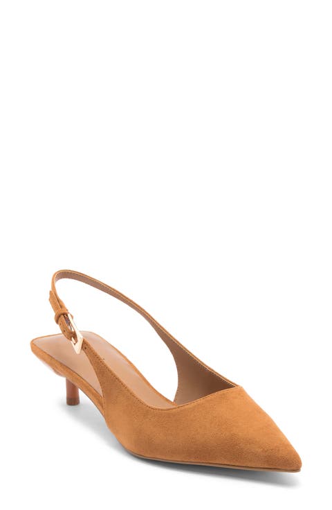 Lidia Slingback Kitten Heel Pump (Women)