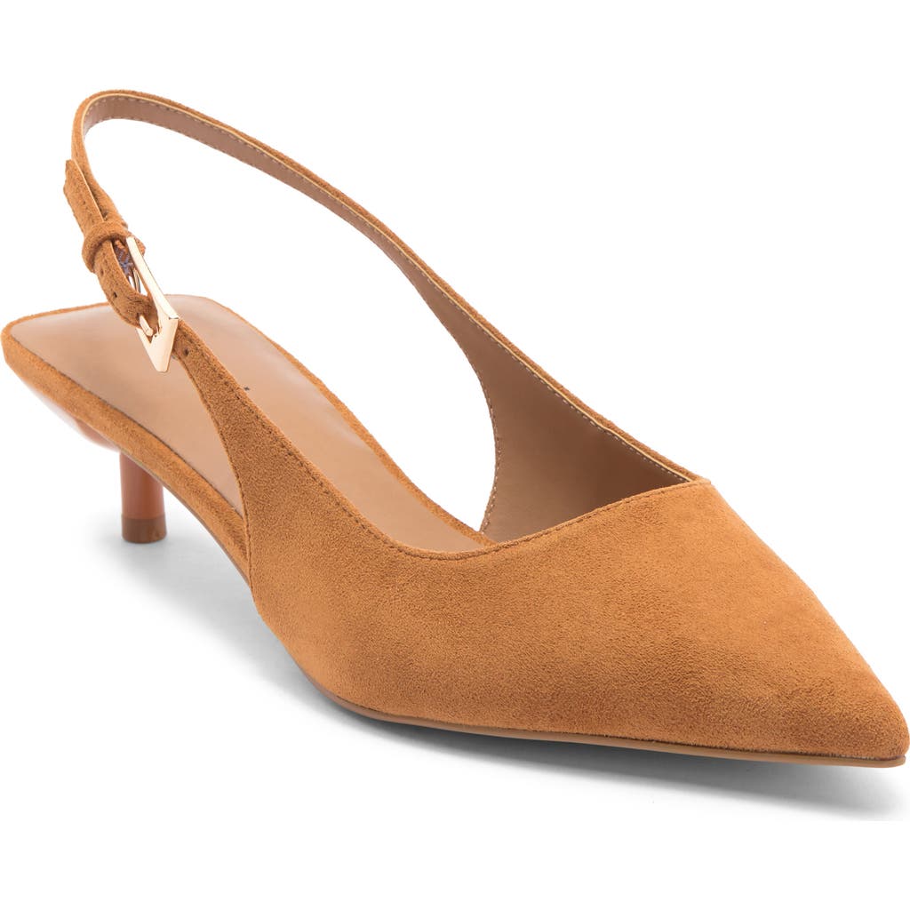 Abound Lidia Slingback Kitten Heel Pump In Brown