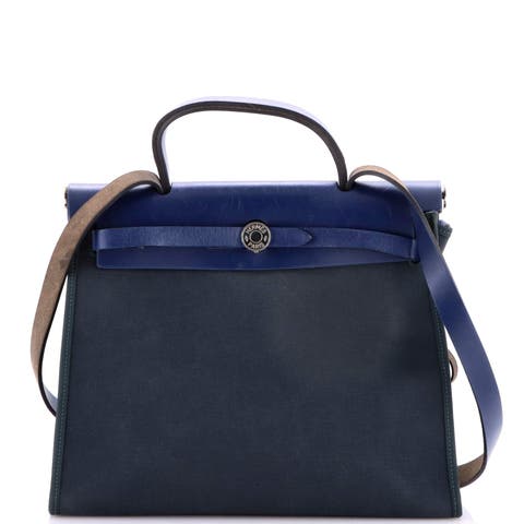 Herbag Zip Leather and Toile 31