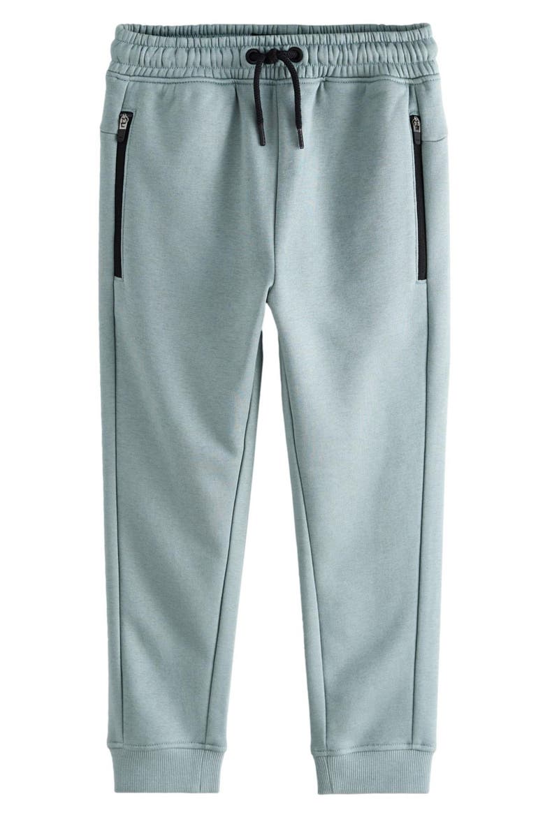 Kids' Zip Pocket Cotton Blend Joggers, Main, color, MINERAL