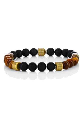 Blackjack Beaded Stretch Bracelet In Multi