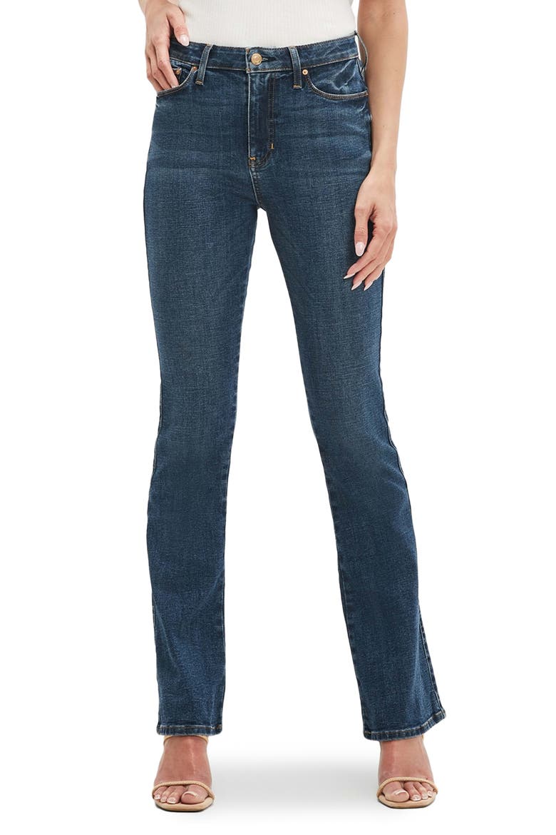 Sexy Flare High Waist Jeans, Main, color, BFOW-DARK