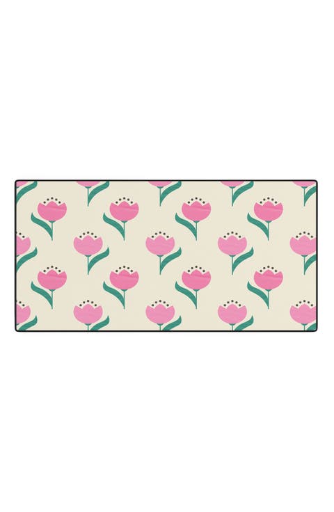 Vintage Pink Desk Mat
