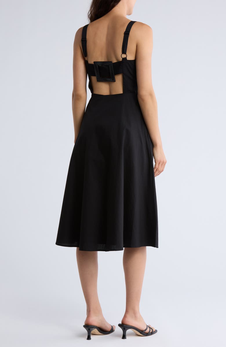 Hutch Tristan Fit & Flare Sundress, Alternate, color, Black