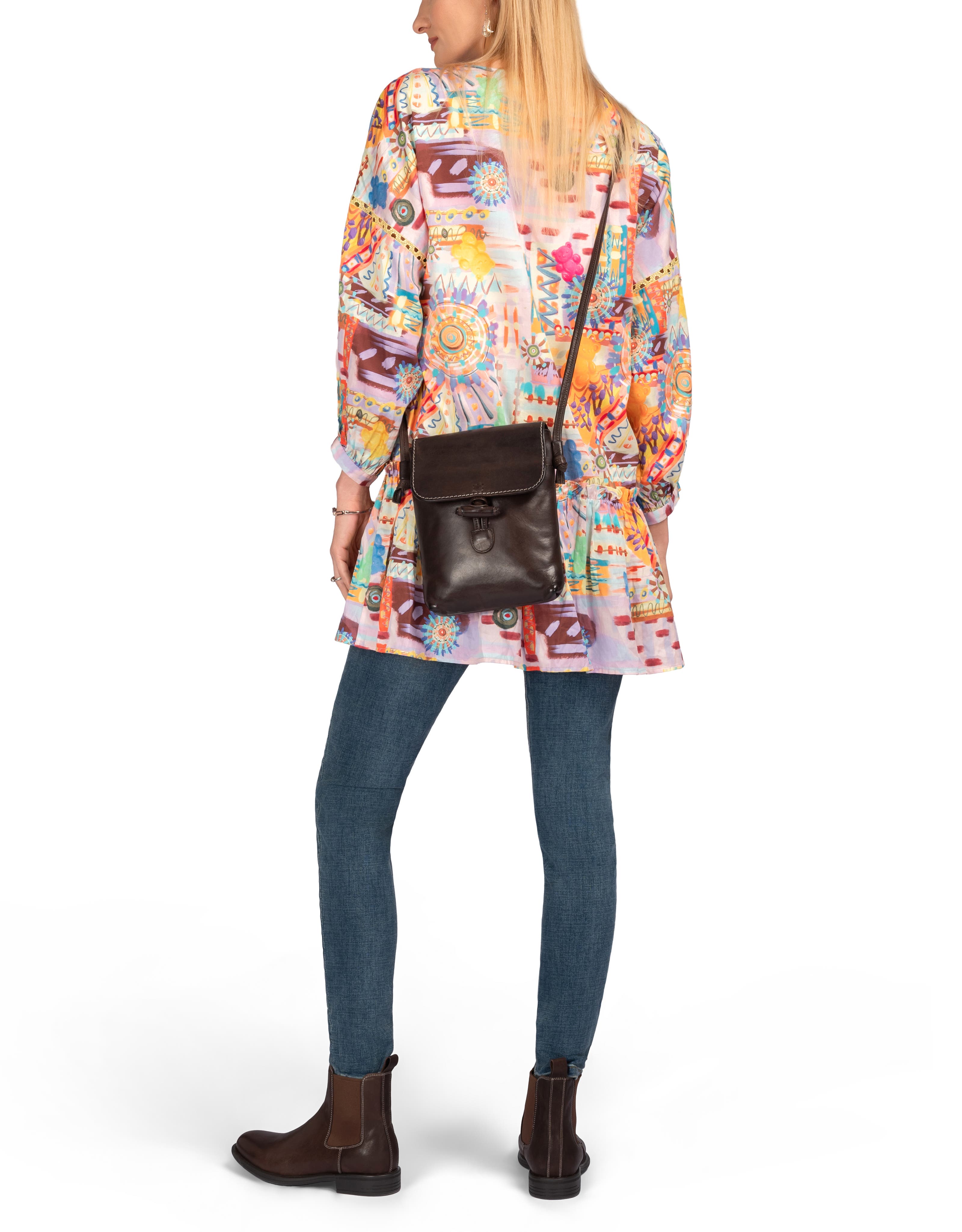 OLD TREND Ixia Genuine Leather Minimal Everyday Crossbody, Alternate, color, Taupe