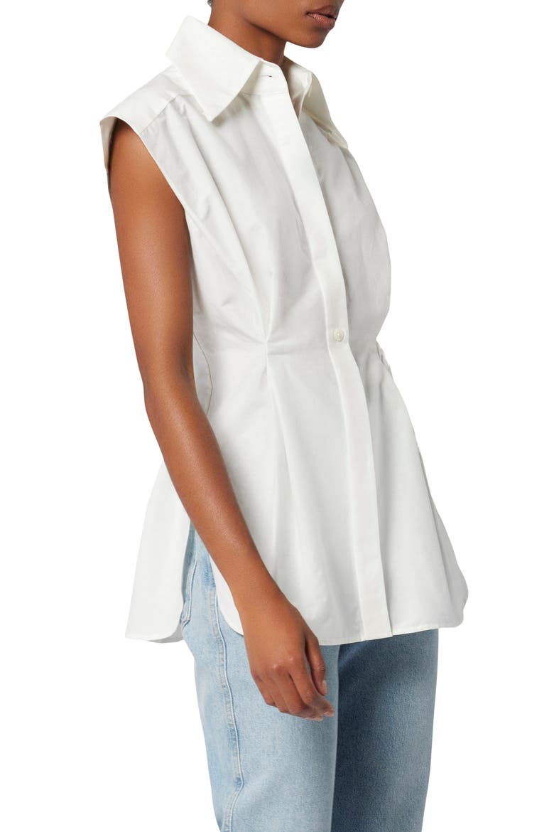 Romy Cap Sleeve Blouse, Alternate, color, NATURE WHITE