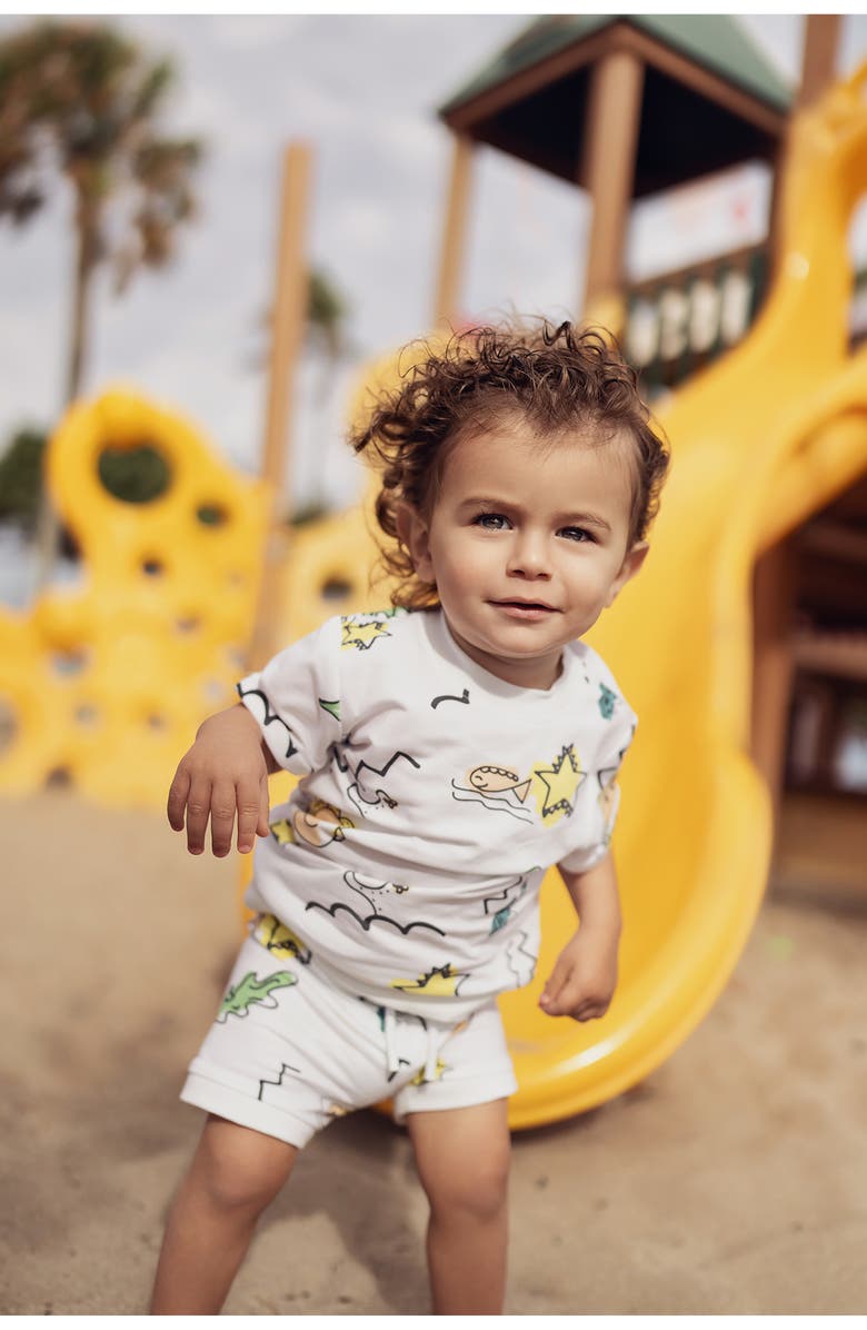 Manière Coloring Book T-Shirt & Shorts Set, Alternate, color, 