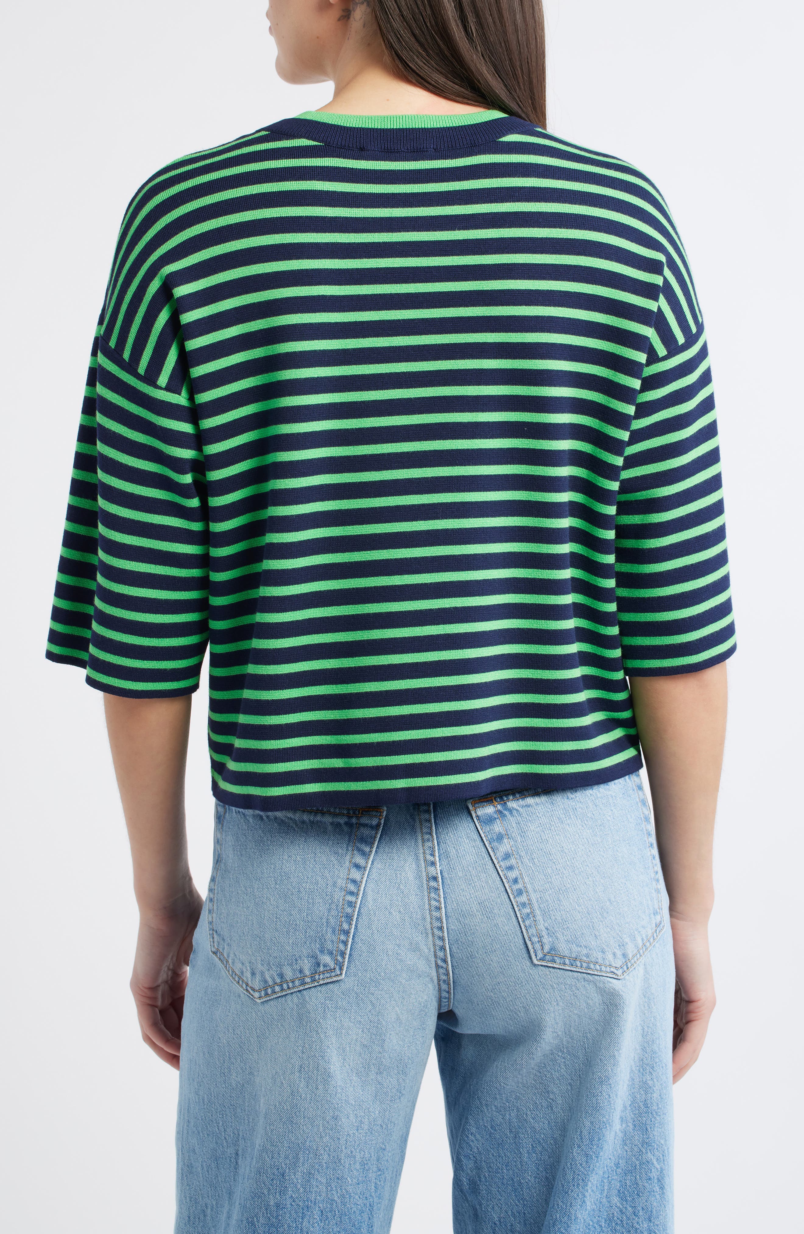 Stripe Knit Top - image 2