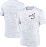 Nike Men's Nike White Alabama Crimson Tide Velocity Stacked Dri-FIT T-Shirt