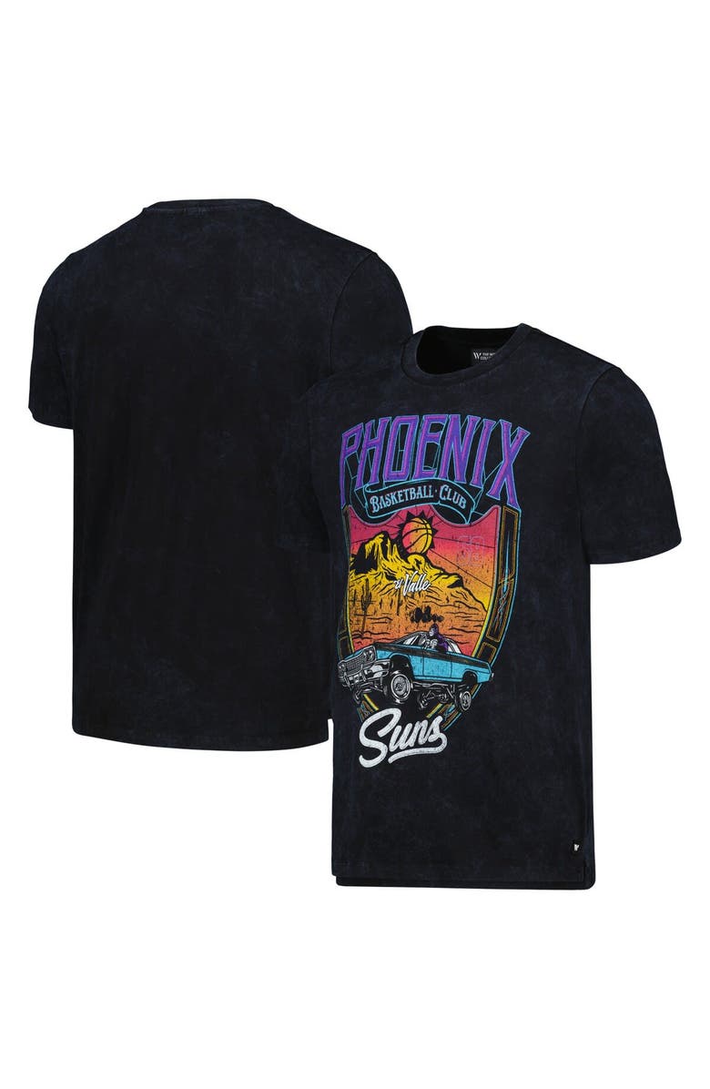 THE WILD COLLECTIVE Unisex The Wild Collective Black Phoenix Suns Tour Band T-Shirt, Main, color,