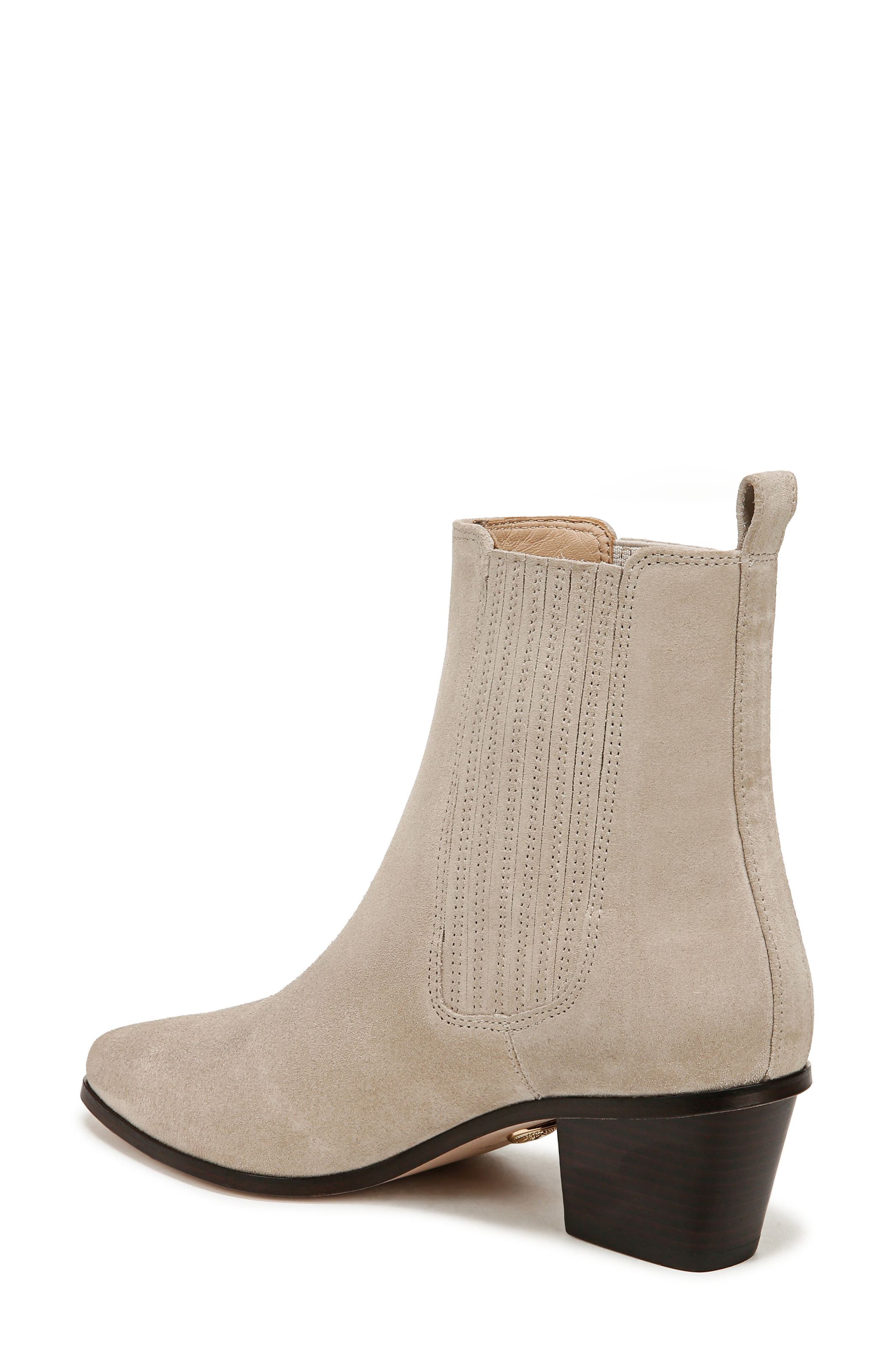 Veronica Beard Alina Chelsea Boot, Alternate, color, Ecru