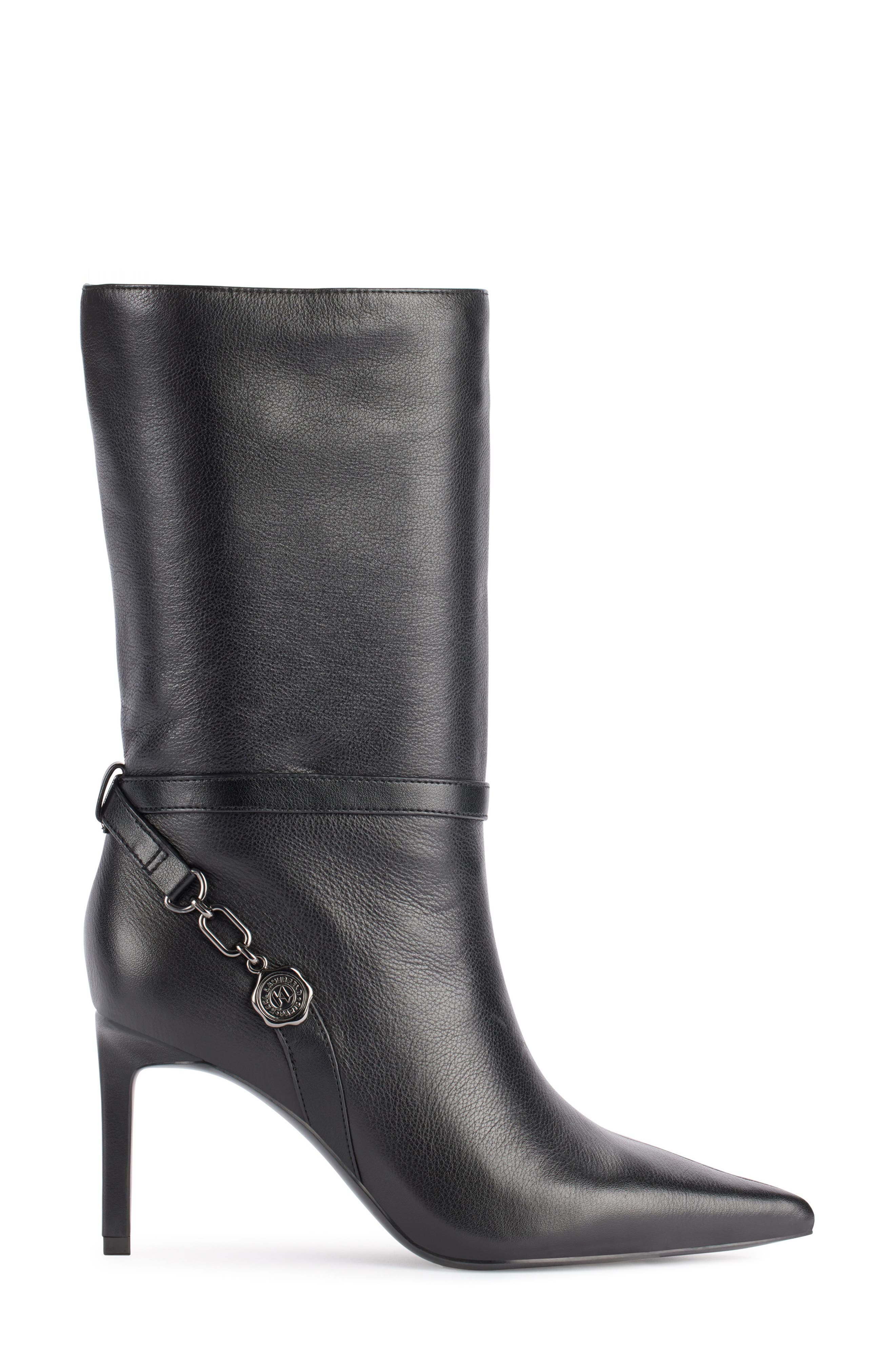 KARL LAGERFELD PARIS Sharina Wedge Sneaker, Alternate, color, Black