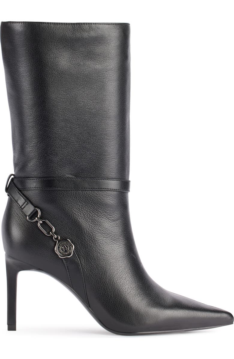 KARL LAGERFELD PARIS Sharina Wedge Sneaker, Alternate, color, Black