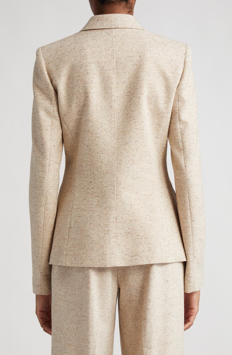 Lafayette 148 New York Academy Three-Button Wool Blend Blazer, Alternate, color, 