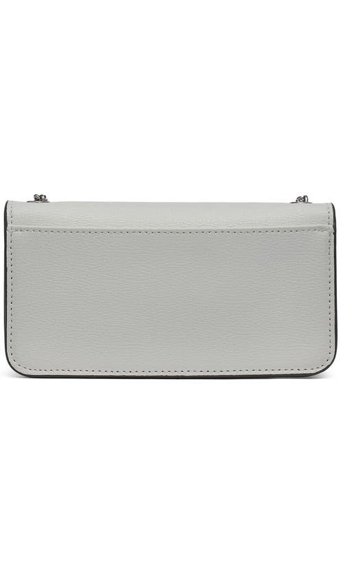 Karl Lagerfeld Paris Kosette Crossbody In Winter White/silver