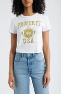 Junk Food Property of U.S.A. Cotton Graphic Baby Tee