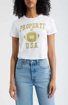 Junk Food Property of U.S.A. Cotton Graphic Baby Tee