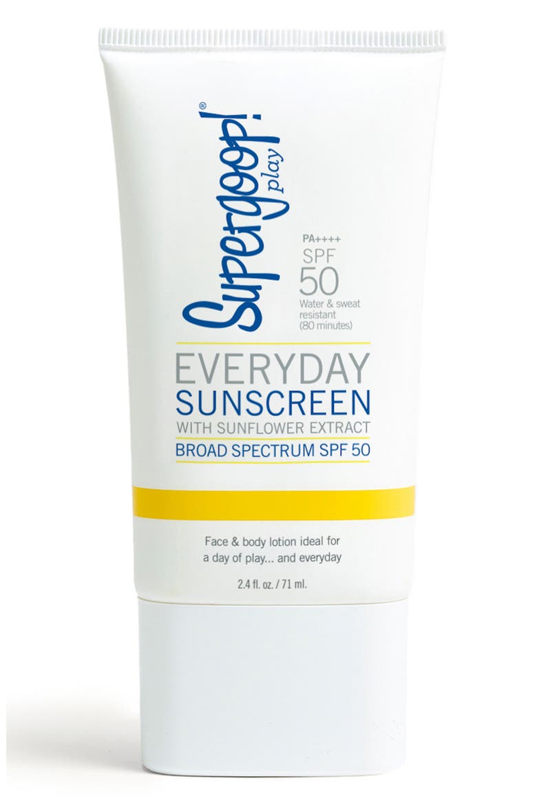 Supergoop! Everyday Sunscreen Broad Spectrum SPF 50, Alternate, color, NO COLOR