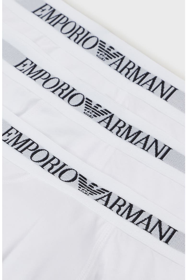 3-Pack Cotton Trunks, Alternate, color, SOLID WHITE