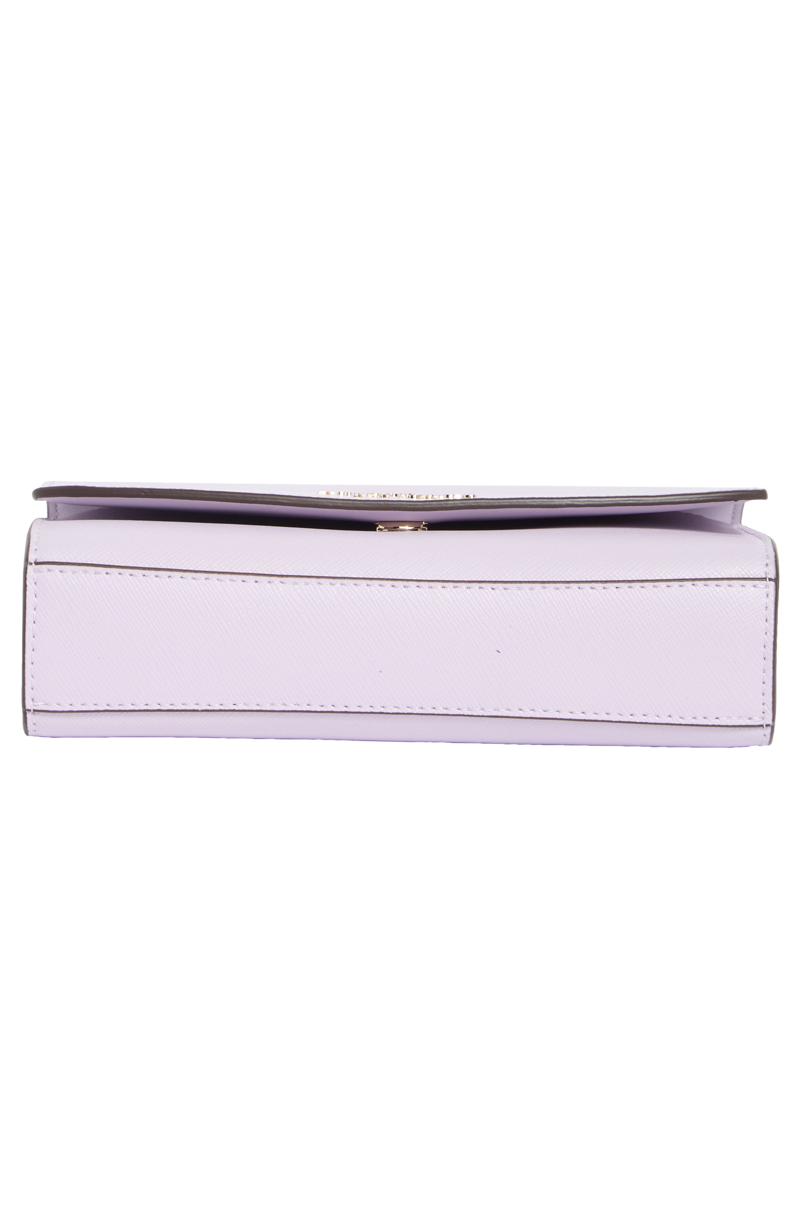 small flap crossbody bag, Alternate, color, VIOLET SPRITZ