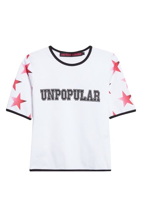 Unpopular Graphic Ringer T-Shirt