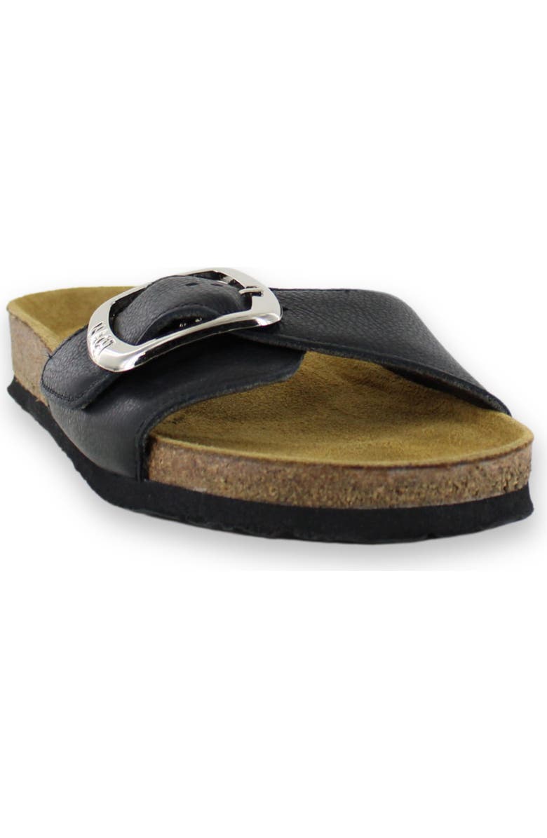 Naot Maryland Slide Sandal, Main, color, Black Soft Leather