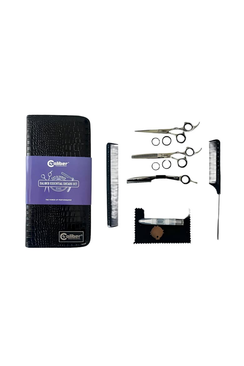 Essential Stylist Professional Hair Shears Set, Main, color, Black