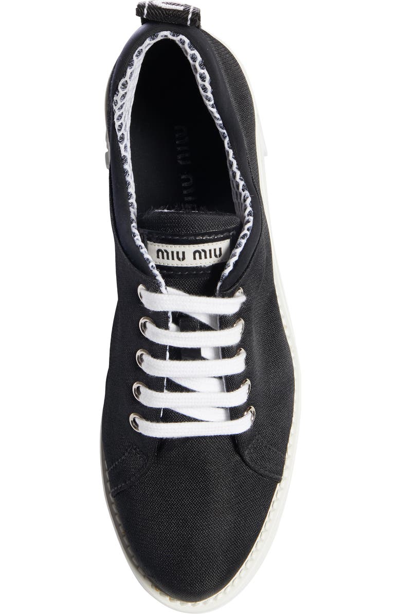 Miu Miu Platform Wedge Sneaker, Alternate, color,