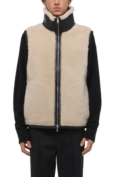 Reversible Genuine Shearling Vest