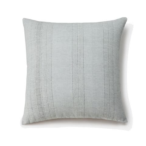 Ecoloom Handwoven Cotton Pillow with Down-Alternative Insert