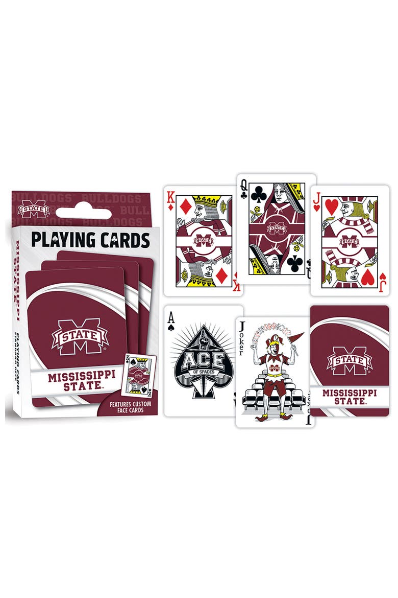 Mississippi State Bulldogs Playing Cards, Alternate, color, Multicolor