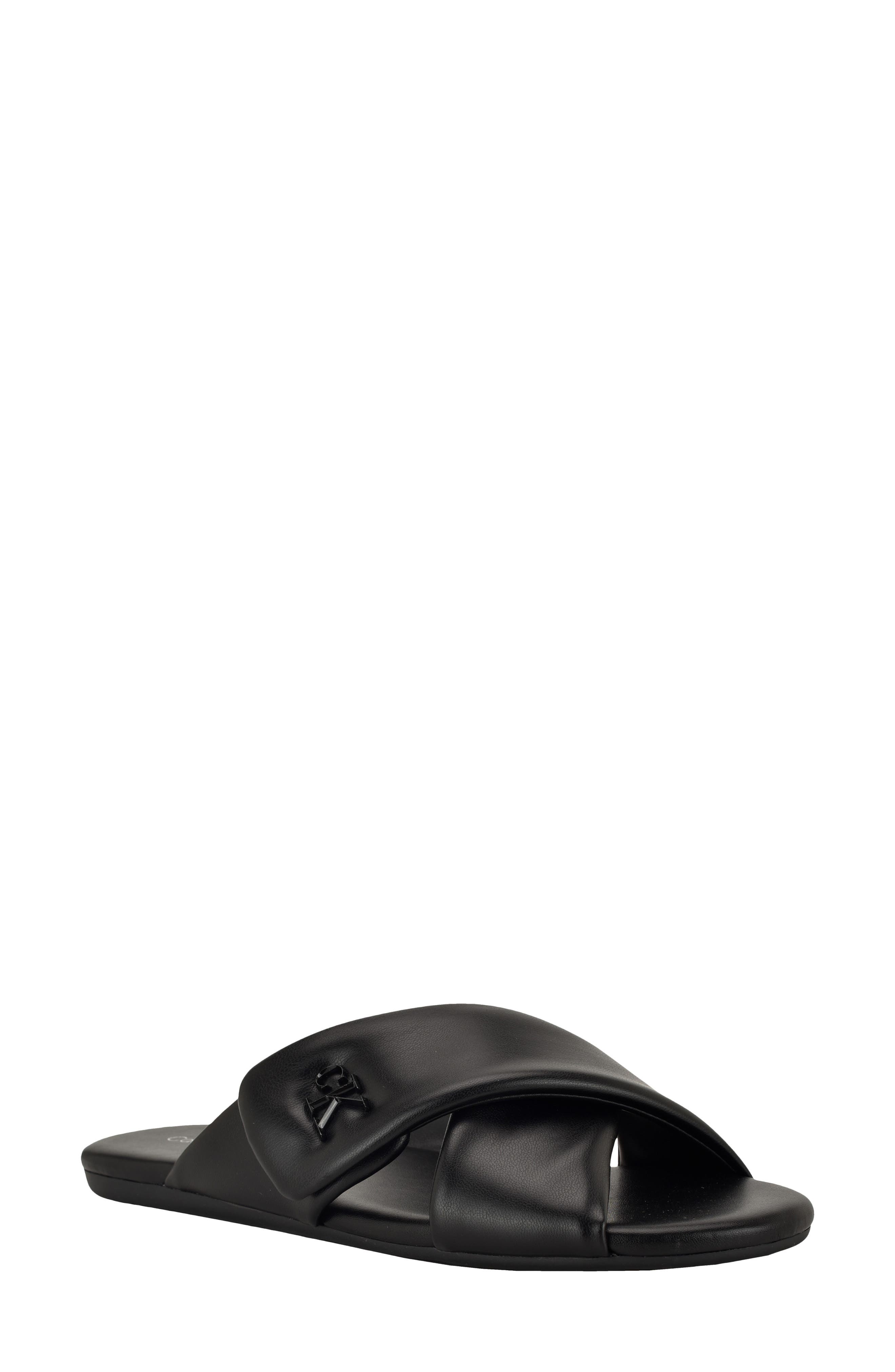 Calvin Klein Renley Slide Sandal, Main, color, Black