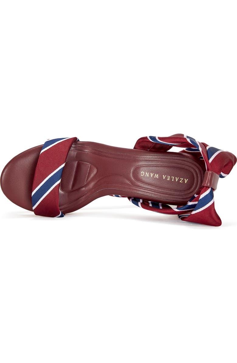 AZALEA WANG Wynn Sandal, Alternate, color, Burgundy