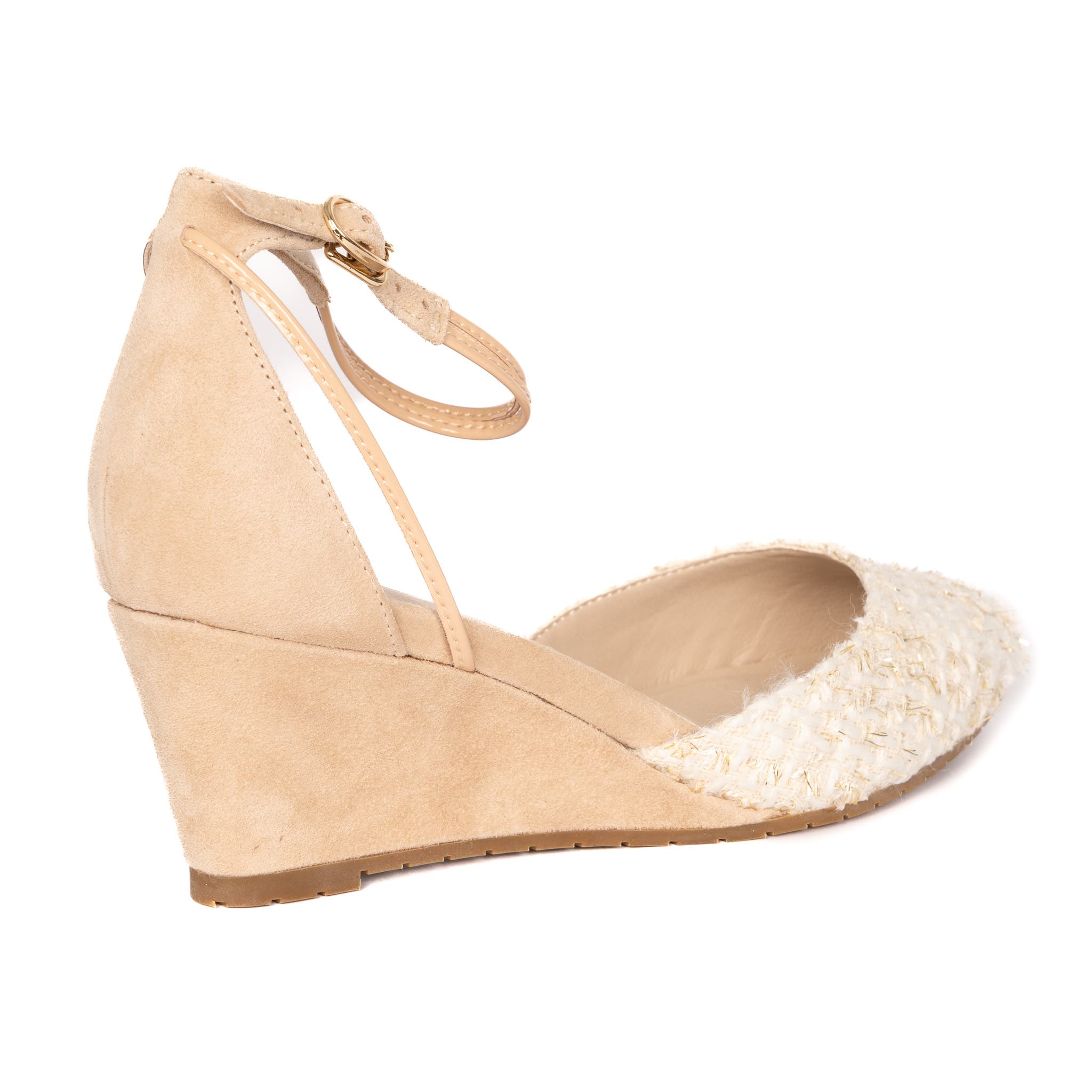 Landmark Wedge Heel, Alternate, color, Pearl Ivory