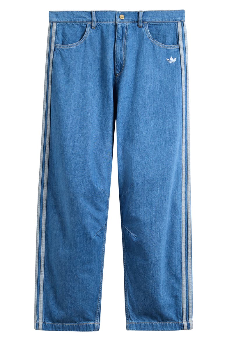 Kids' Side Stripe Jeans, Main, color, MEDIUM WASH DENIM