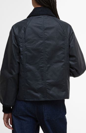 Beadnell Crop Waxed Cotton Jacket