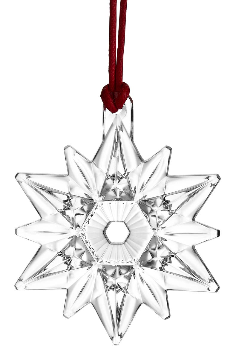 Waterford Mini Star Crystal Ornament, Main, color,