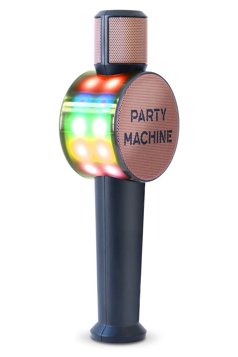 Party Machine Karaoke Microphone, Alternate, color, ROSE GOLD