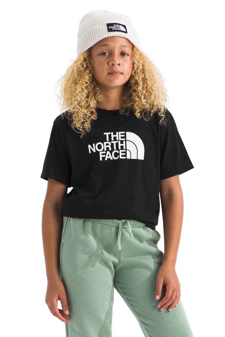 Kids' Teen Evolution Half Dome Graphic T-Shirt, Main, color, TNF BLACK