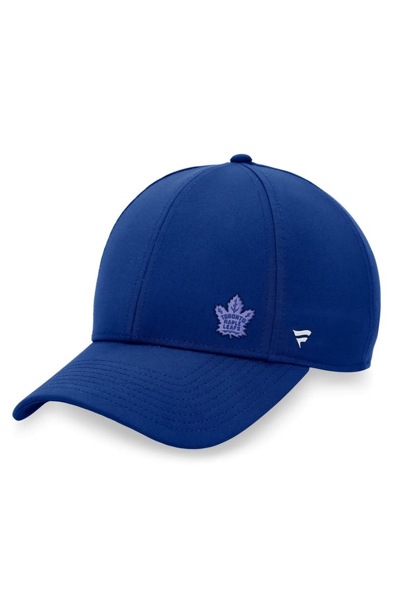 FANATICS Women's Fanatics Branded Blue Toronto Maple Leafs Authentic Pro Road Structured Adjustable Hat, Main, color, 