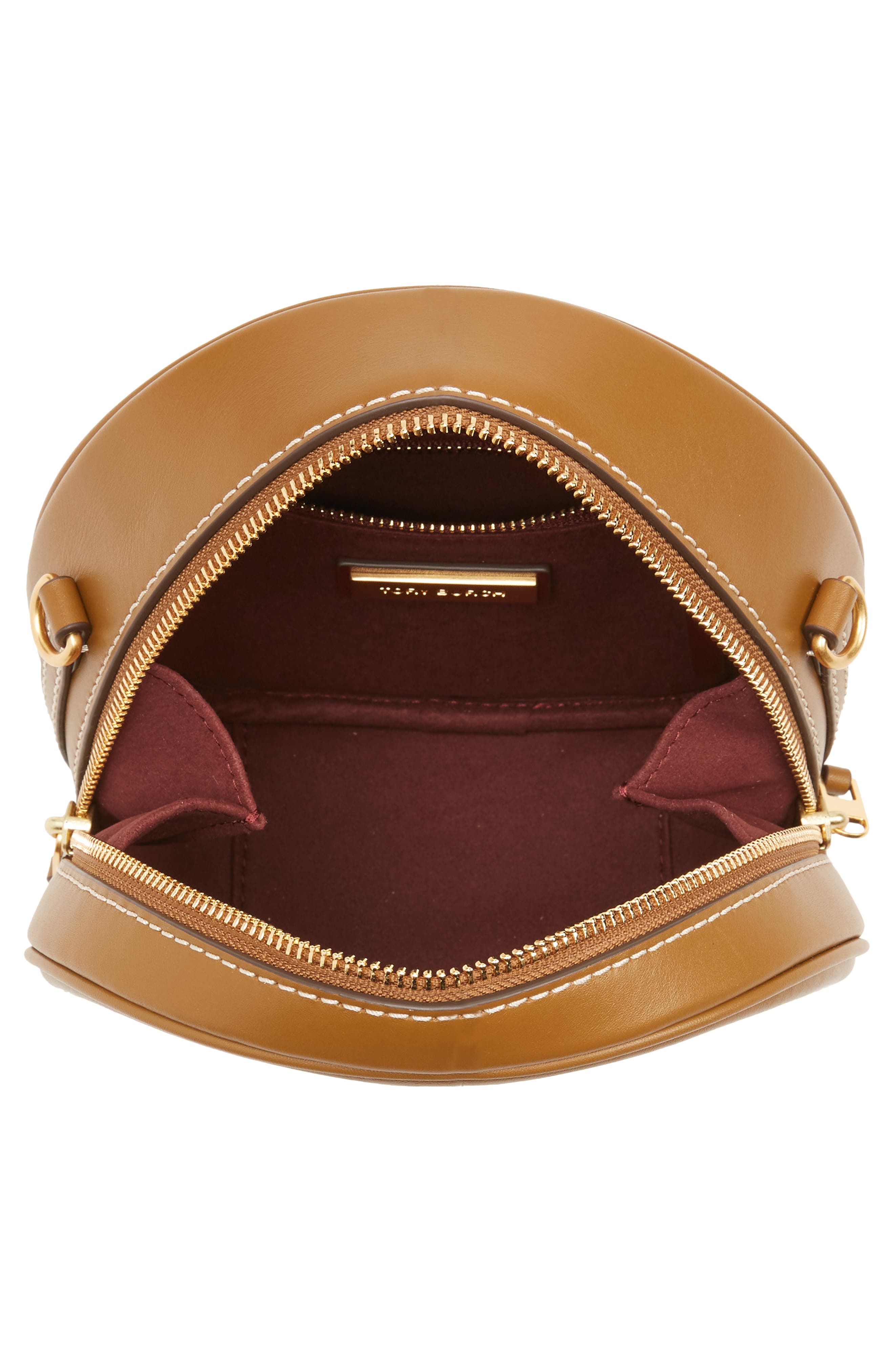 Tory Burch T Monogram Jacquard Moon Crossbody Bag, Alternate, color, 