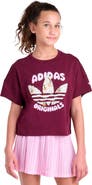 adidas Kids' Trefoil Lace Graphic Tee