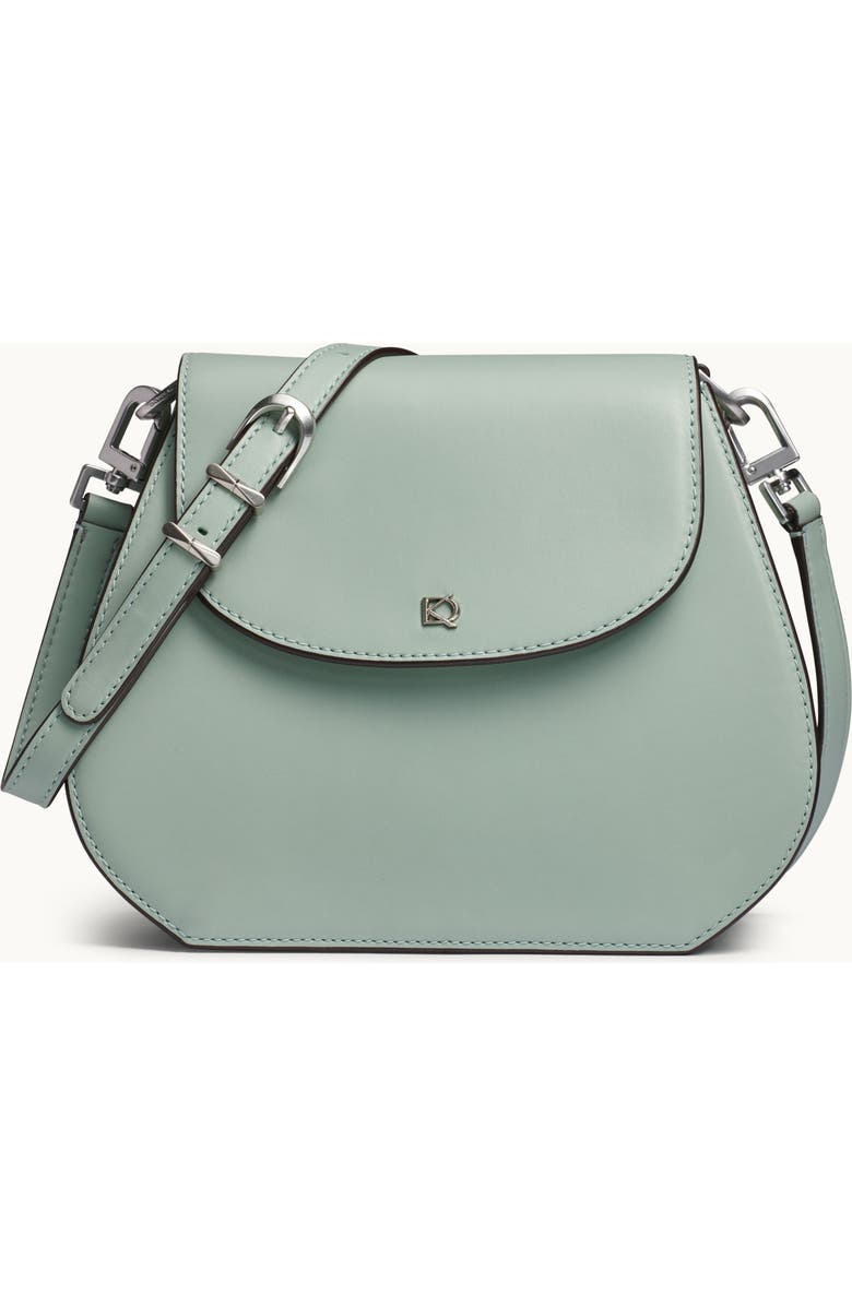 Donna Karan New York Bellerose Flap Crossbody, Main, color, Pale Jade