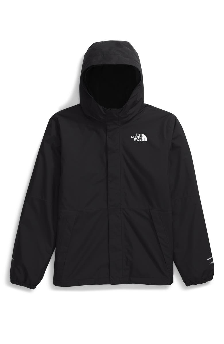 The North Face Kids' Antora Water Repellent Rain Jacket, Main, color, Tnf Black/ Tnf Black