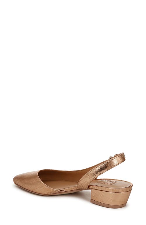 Naturalizer Banks Slingbacks In Gold