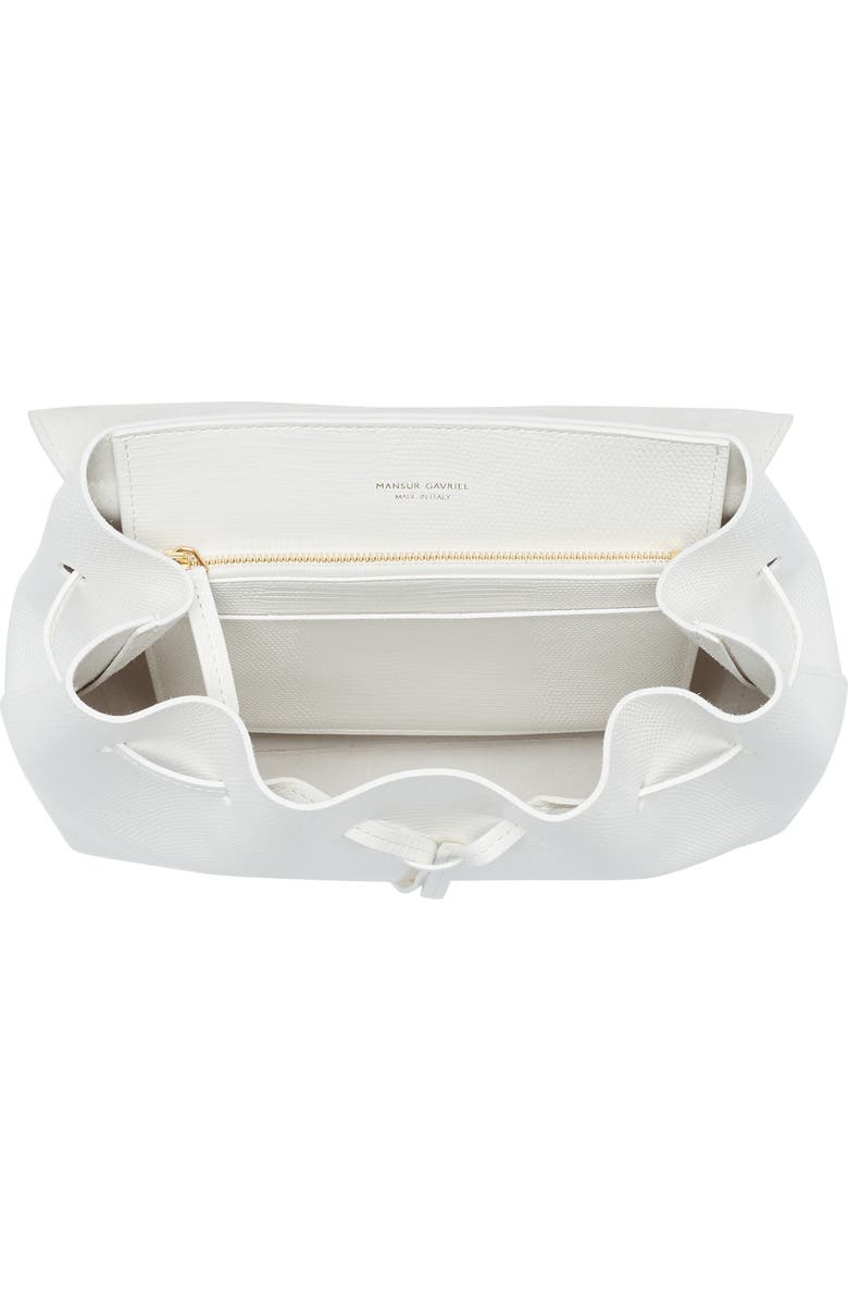 Mansur Gavriel Mini Soft Lady Lizard Embossed Leather Bag, Alternate, color,